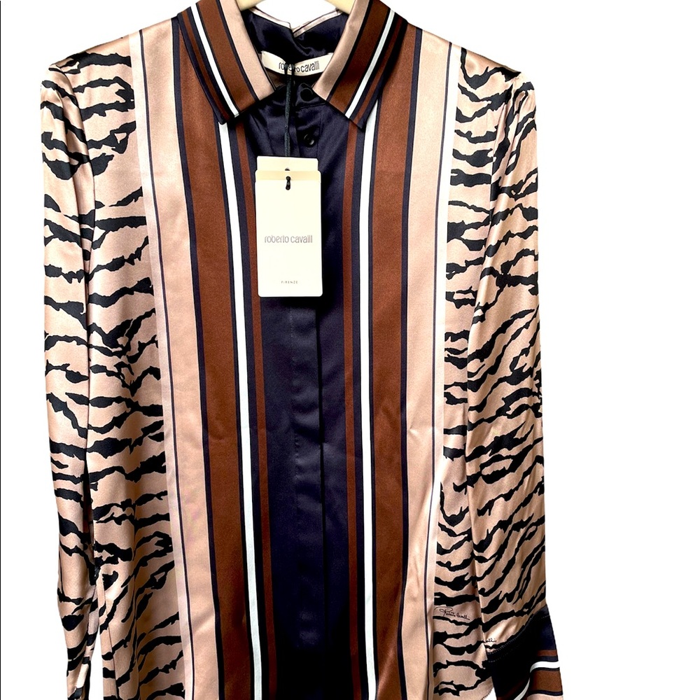 Roberto cavalli silk blouse